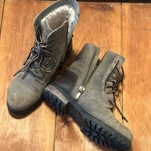 Ugg lace up and zip up boots
